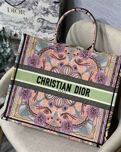 christian dior tote bag celebrities|Christian Dior tote bag colorful.